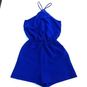 NEW Gianni Bini Romper, Royal Blue, No Tags, XS